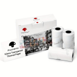 Phomemo 53mm Printerpaber Iseliimuv Termo Kleebis, 3 Rulli., Skaidrus