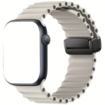 Nutikell Silikoon Ookeani Rihm Rannapael Apple Watchile., Baltas