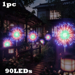 P&auml;ikese Ilutulestiku Tuled, V&auml;ljas Veekindel Aia Kaunistus., Spalvinga