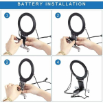 Tikkimist&ouml;&ouml;riistad, kaelatikandi luup: valgustatud lugemisluup