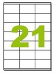 Kleeplint 21, 70 x 42,3 mm