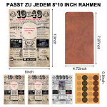 J&otilde;uluatribuudid, h&uuml;pikakna 80. s&uuml;nnip&auml;eva kaart &ndash; isikup&auml;rastatud vintage &uuml;mbrikuga meestele ja naistele,