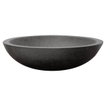 &Uuml;mmargune valamu 45 x 45 x 12,5 cm, must