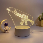 Masinap&uuml;stolistiilis 3D &Ouml;&ouml;lamp, AK Lamp, USB-liides, M&auml;ngijate Kinkel&auml;bir&uuml;&uuml;t., IR modelis