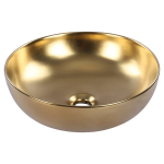 &Uuml;mmargune valamu 40 x 40 x 13,5 cm, matt kuldne