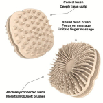 &Otilde;rn Kooriv Silikoonist Keha Koorija Meestele - Kahepoolne, Libisemiskindel, Ideaalne Tundlikule Nahale, Vastupidav ja Lihtne Puhastada.