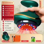 Elektriline Meridian Massaažit&ouml;&ouml;riist - Multifunktsionaalne Kogu Keha Masseerija Kraapimis- ja Kupuravi, USB Laetav 1200mAh Liitiumaku. , Naujas modelis, pilnai įrengtas žalias