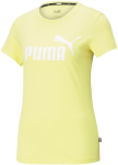 Puma Pluusid Ess Logo Tee Yellow