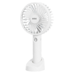 Ventilaatorid, k&auml;eshoitav isiklik ventilaator, laetav akutoitega jahutus lauaarvuti elektriline USB ventilaator koos ventilaatorialusega, valge