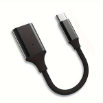 Hub T&uuml;&uuml;p C USB OTG Adapter Juhe Mees T&uuml;&uuml;p C Naine USB 3.0 Pikendus Juhe 5Gbps Kiire Edastus Printer Macbook Pro Juhe , Juoda su &scaron;viesa