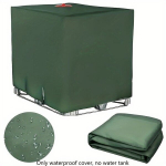 Vastupidav IBC veemahuti kate - 1000L/35198.81oz, UV-kindel Oxford kangas, veekindel ja tolmukindel kaitse. , Žalia