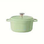 Emaileeritud Malmpott Kaas, K&ouml;&ouml;gitarvikud 23.88cm, Matcha Green