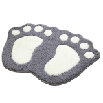 Superimav Microfiber Vannimatt Libisemisvastase Tagaosaga - Pehme ja Mugav Hall Vaip, 40*60cm