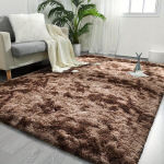 &Uuml;ksik Tie-Dye Kohvi Luksuslikud Pehmed Vaibad, Libisemiskindel Vaip., 200 * 200 cm / 78,74 * 78,74 colių