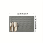 Luksuslik Puuvillast P&otilde;randamat, Libisemisvastane Veekindel., pilka