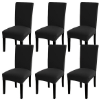 6tk Kangast Elastsed Veekindlad Toolikatted Hotelli Kodus&ouml;&ouml;kla Kontor Dekoor, Juoda