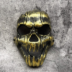 Kuldne-h&otilde;bedane Halloweeni kummituse mask, Auksinis
