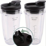 2tk Asenduskann Kaasiga 24oz Ninja Blenderile