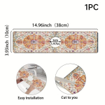 1tk Boho Retro Stiilis, Kraanist Imav Diiatommatt, Vannitoa Kraanapritsmematt., 10x38 cm
