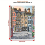 Edinburgh Victoria Street L&otilde;uendikunst Prinditud - Raamita, Veekindel Seina Dekoratsioon Elutuppa. Pickify