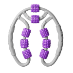 masseerijad, lihaste rull- ja tselluliidimasseerija &ndash; triggerpunktiga vahtrull kaela, s&auml;&auml;re, k&auml;te ja jalgade lihasvalu leevendamiseks, lilla