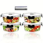 klaasist toidukarpide komplekt, 950 ml, 4vnt 950ml
