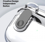 Dux Ducis PECL PC+TPU Kate kaitse&uuml;mbris konksuga Apple AirPods 4 jaoks - L&auml;bipaistev