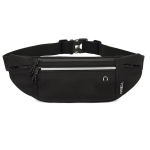 Naiste kotid, Fanny Pack, reisiraha v&ouml;&ouml; naistele meestele, veekindel jooksukott reisimiseks, matkamiseks ja treeninguks, must