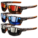Meeste spordiprillid, 3 tk,, RedMirror+IceBlue+PatternBlack