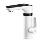 Valge veesoojendi, vabaltseisev kraan