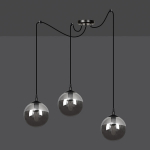 Emibig rippvalgusti Gigi 3 Black/Graphite