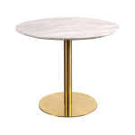 Laud Bolzano, 90 cm, valge/kuldne