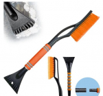 &Otilde;nnelikud inimesed 2 in 1 Auto lumekoristushari J&auml;&auml;kaabits