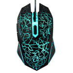 Juhtmega m&auml;nguhiir, RGB-taustavalgustusega USB-optilised arvutihiired, 4 reguleeritava DPI-ga ergonoomiline m&auml;nguri s&uuml;learvuti hiir