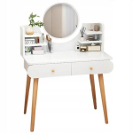 Makeup valge suur tualettruumi meikimispeegel Skandinaavia Loft kaasaegne elegantne