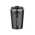 Klaasid, tassid, kannud,Isoleeritud reisikruus | Roostevabast terasest vaakumkolb | Lekkekindel klappkaan | Kuuma/k&uuml;lma joogi hoidja, must-380ml