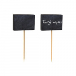 Suupistepulgad Blackboard, 8,5 cm 100 tk