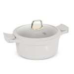 Titaanist pott kaanega Berlinger Haus Sahara, 24 cm, kreemjas
