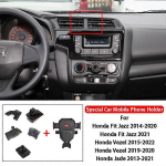 Telefonihoidja Auto mobiiltelefoni hoidja Honda Fit Jazz Vezel Jade gravitatsioonialuse GPS-i spetsiaalse kinnitusega navigatsiooniklambri jaoks