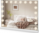 Led-valgusega peegel HOLLYWOOD-MIRROR-80X60CM-WHITE