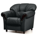 Tugitool Rosa, kaetud kangaga, musta v&auml;rvi jalad, Tugitool Rosa, kaetud kangaga, must Inari 100, musta v&auml;rvi jalad