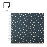 Hama fotoalbum Lovely Spiral sinine 28x24 50 lehte valge 7702