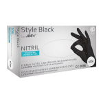 &Uuml;hekordsed nitriilkindad Style Black, must, L, 100 tk
