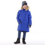 Huppa Poiste talveparka DAVID, blue, 122