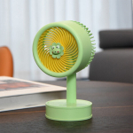 Ventilaatorid, v&auml;ike USB lauaventilaator &ndash; vaikne, isikliku mugavuse tagamiseks p&ouml;&ouml;ratav, roheline
