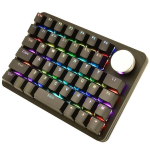 G50 MK45 Mini RGB mehaaniline klaviatuur Numpad Knight - valge RGB -ga, sinine l&uuml;liti