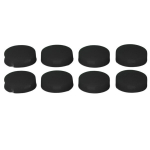 8 pcs uksekella nuppude asendamine Silikoonk&otilde;ne nupud 4 kruviga Doobell Pro mustaks