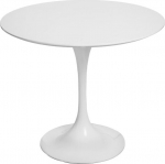 Fiber 90 inspireeritud Tulip Table MDF valge &uuml;mmargune laud