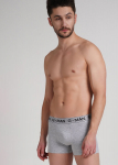 Meeste puuvillased bokserid G-MAN 20401/60 Giulia, v&auml;rv grey melange