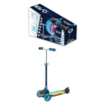 EVO kokkupandav reguleeritav kolmerattaline laste roller Rainbow Blast Mini Cruiser Sinine helendav platvorm